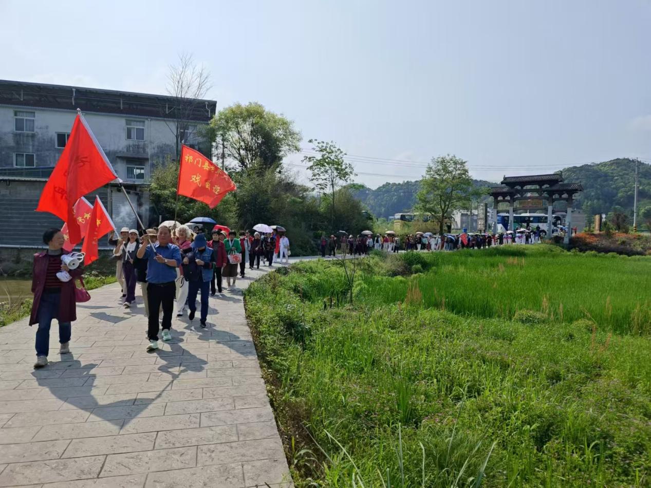 祁门县箬坑乡石舜村：康养游新体验 老人乐在其中(图1)
